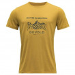 Koszulka męska Devold Ulstein Man Tee żółty Arrowwood