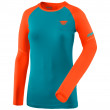 Koszulka damska Dynafit Alpine Pro W L/S Tee niebieski/pomarańczowy lowa