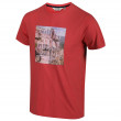 Koszulka męska Regatta Cline IV czerwony/szary Spike