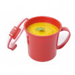 Kubek Sistema Microwave Medium Soup Mug Red