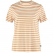 Koszulka damska Fjällräven Striped T-shirt W żółty/biały Landsort Pink-Chalk White