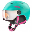 Kask narciarski Uvex Junior Visor Pro zielony Mint