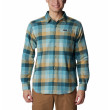 Koszula męska Columbia Cornell Woods™ Flannel Long Sleeve Shirt niebieski/żółty Stone Blue Buffalo Check