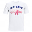 Koszulka męska Under Armour Multi Color Collegiate SS biały White//PinkShock