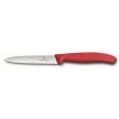 Nóż do warzyw Victorinox ząbkowany 10cm czerwony red