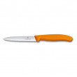 Nóż do warzyw Victorinox ząbkowany 10 cm pomarańczowy