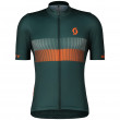 Męska koszulka kolarska Scott RC Team 10 SS zielony/pomarańczowy aruba green/braze orange