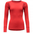 Koszulka damska Devold Hiking Woman Shirt czerwony Chilli