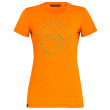 Koszulka damska Salewa Alta Via Dri-Rel W S/S Tee pomarańczowy GloryMelange