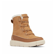 Dziecięce buty zimowe Sorel Youth Sorel Explorer™ Iii Lace Wp brązowy Tawny Buff, Bleached Ceramic