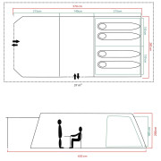 Namiot rodzinny Coleman Fastpitch Victoria Falls 4