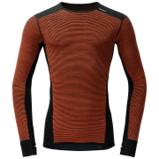 Męska koszulka Devold Reverso Merino Shirt Man pomarańczowy/szary Brick