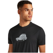 Męska koszulka Icebreaker M Mer 150 Tech Lite SS Tee Cosy Camper