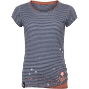 Koszulka damska Chillaz Fancy Little Dot 2021 szary/pomarańczowy IndigoBlueStripesWashed