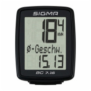 Licznik rowerowy Sigma BC 7.16 przewodowy