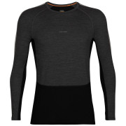 Męska koszulka Icebreaker ZoneKnit™ 200 LS Crewe szary jet heather/black/metro heather/cb