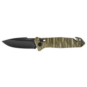 Nóż składany TB OUTDOOR Cac S200 French Army Knife Textured Pa6 Smooth ciemnozielony