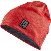 Czapka Craft Adv Microfleece Ponytail pomarańczowy TraceMelange