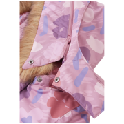 Kurtka zimowa dla dziewczynek Reima Muurame Grey Pink