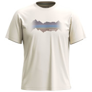 Koszulka Smartwool Mountain Horizon Short Sleeve Graphic T beżowy almond