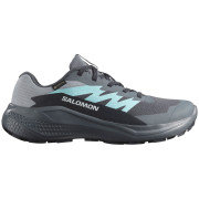 Buty damskie Salomon Alphaglide Gore-Tex szary/niebieski Turbulence / Aruba Blue / Dark Navy