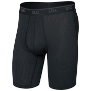 Męskie bokserki Saxx Quest Quick-Dry Mesh Long Boxer Brf Fly czarny black