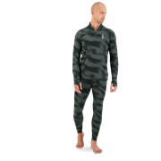 Męska koszulka Mons Royale Cascade Merino Flex 200 1/4 Zip Rosin Motion
