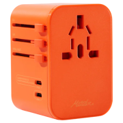 Adapter Matador Global Travel Adapter pomarańczowy Orange