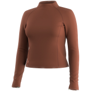 Damska koszulka Smartwool Women's Active Merino Movement Mock Neck ceglasty Burnt Sienna