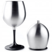 Kieliszek GSI Outdoors Glacier Stainless Red Wine Glass srebrny