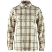 Koszula damska Fjällräven Övik Heavy Flannel Shirt W beżowy Chalk White-Fossil
