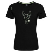 Koszulka damska Chillaz Valencia Happy Alpaca czarny Black