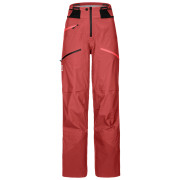 Spodnie damskie Ortovox W's 3L Deep Shell Pants pomarańczowy Blush