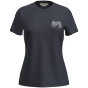 Damska koszulka Icebreaker W Mer 150 Tech Lite SS Tee Adventure Rid ciemnoniebieski Midnight Navy