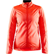 Damska kurtka rowerowa Craft Essence Light Wind pomarańczowy Shock