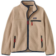 Bluza dziecięca Patagonia K's Retro Pile Jacket - Valley Khaki beżowy/niebieski Valley Khaki