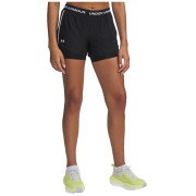 Spodenki damskie Under Armour Tech Play Up 2in1 Shorts czarny