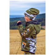 Dziecięca kurtka softshellowa WAMU Khaki