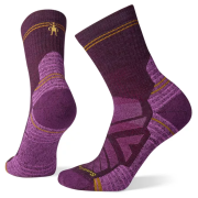 Damskie skarpety Smartwool Hike Light Cushion Mid Crew Socks fioletowy Bordeaux