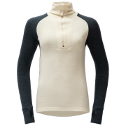Damska koszulka Devold Expedition Merino Silk Zip Wmn czarny/beżowy Ink/Offwhite