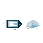 Namiot Zulu Dome 2 Black