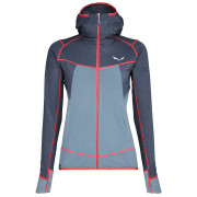 Bluza damska Salewa Puez Hybrid PL W FZ szary 3866 ombre blue melange