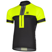 Męska koszulka Etape Face czarny/żółty Black/YellowFluo