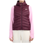 Kamizelka damska 4F Vest Jacket F372 bordowy Burgundy