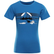 T-shirt dziecięcy Alpine Pro Dallo 3 Brilliant Blue niebieski BRILLIANT BLUE VARIANTA PC