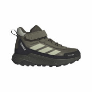 Buty dziecięce Adidas Terrex Anylander Mid Climaproof Green zielony Olistr/Halgrn/Shaoli
