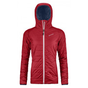 Kurtka damska Ortovox Swisswool Piz Bernina Jacket W bordowy HotCoral
