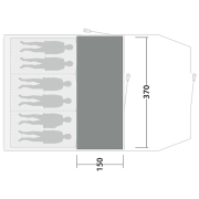 Dywan do namiotu Outwell Cozy Carpet Rockwell 6