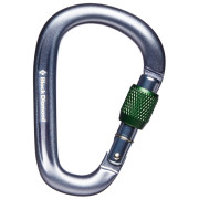 Karabinek Black Diamond Pearlock Screwgate szary gray