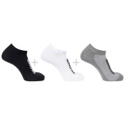 Skarpety Salomon Everyday Lite Low 3-Pack czarny/szary Black / White / Frost Gray